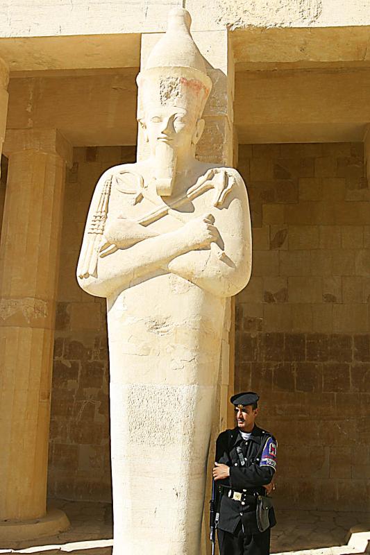 IMG_2039 Ancient and modern temple guards.