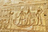 IMG_2001 An early Nile cruise ship.  Note how the faces were chisled away by early Christians.