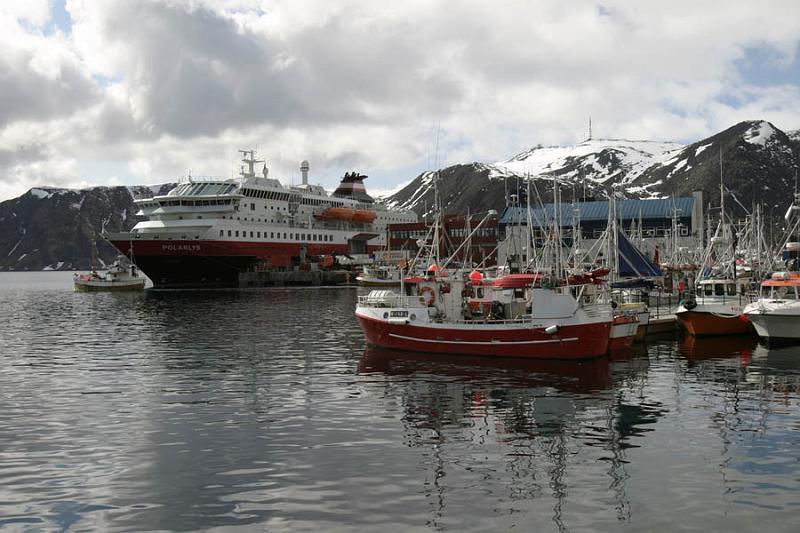 IMG_0569 Fishing boats with the Polarlys (our ship) in the background.