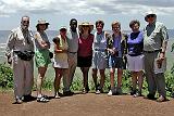 DSCN2067 The whole group at an overlook above Ngoro Ngoro crater.