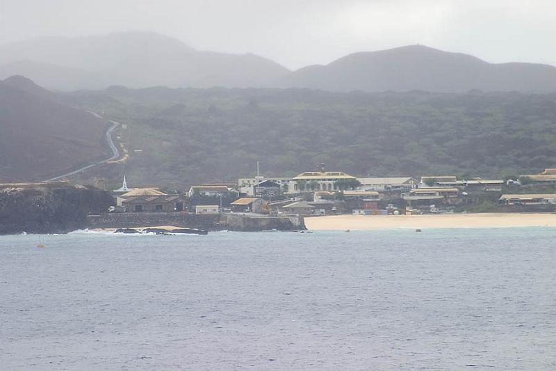 CRW_4924 Nov. 16, 2006 - Ascension Island.  Our closest view.  The sea was too rough to go ashore.